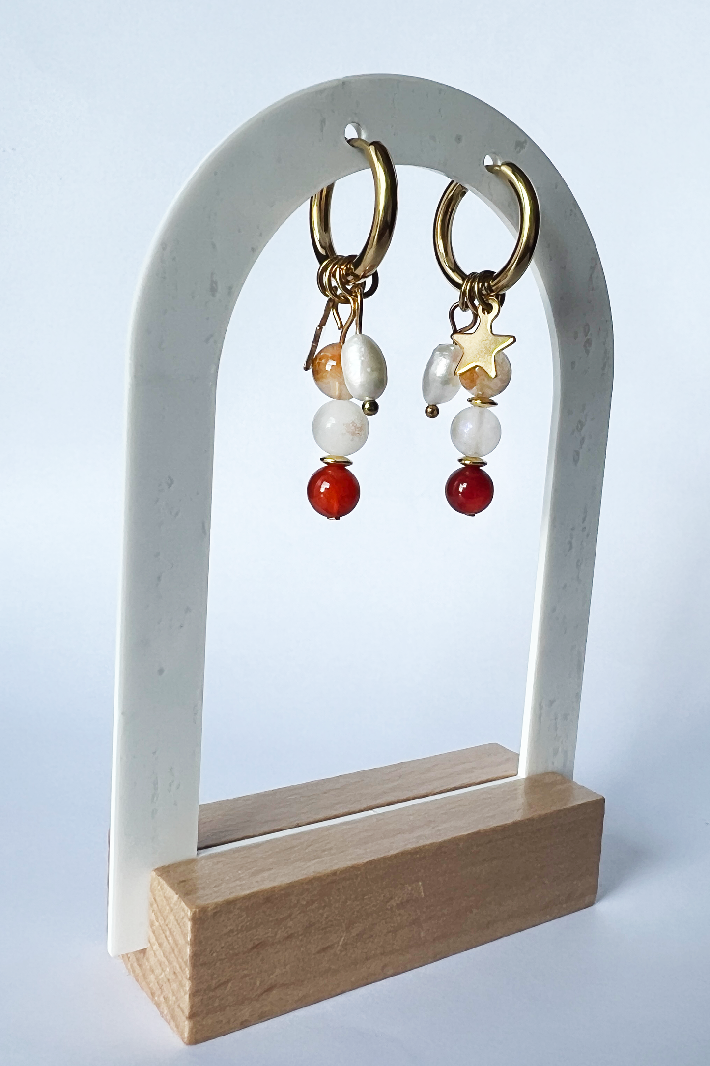 Boucles d'oreilles - Mélodie d'enfance Rouge