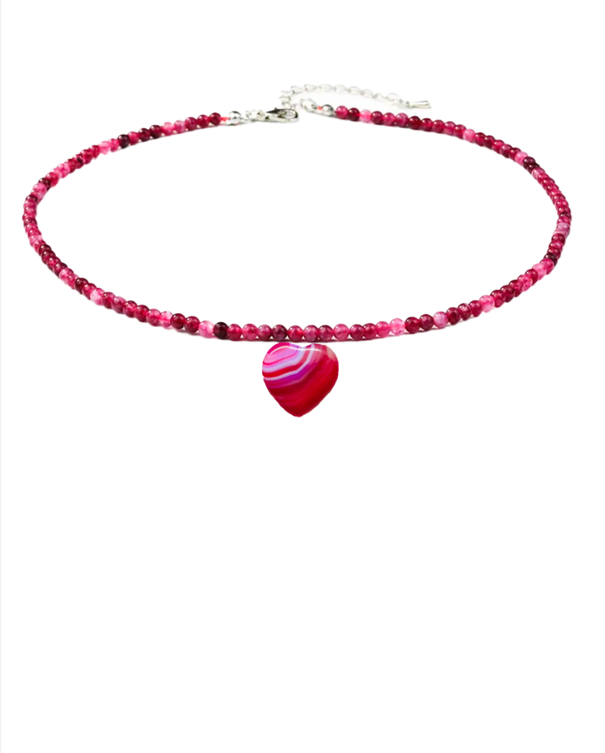 Collier PULSE - Grenat