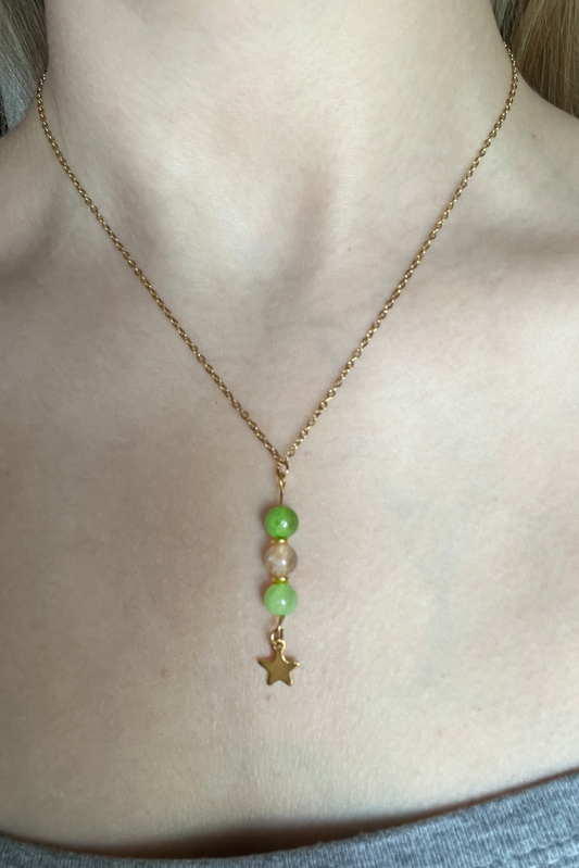 Collier FLASH - Green Apple