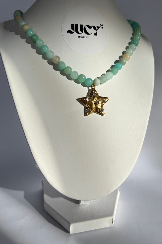Collier FLASH - Amazonite Star