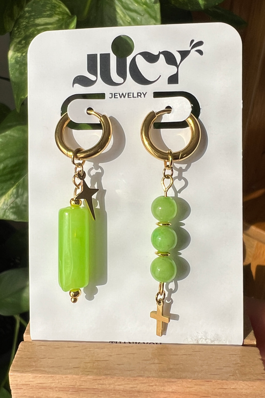 Boucles d'oreilles FLASH - Asymétrique