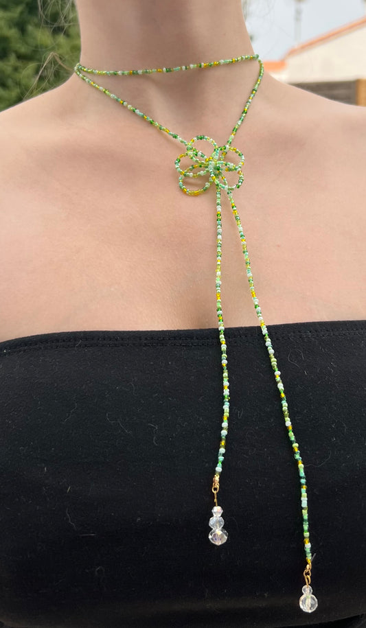 Collier FLASH - Sautoir Vert