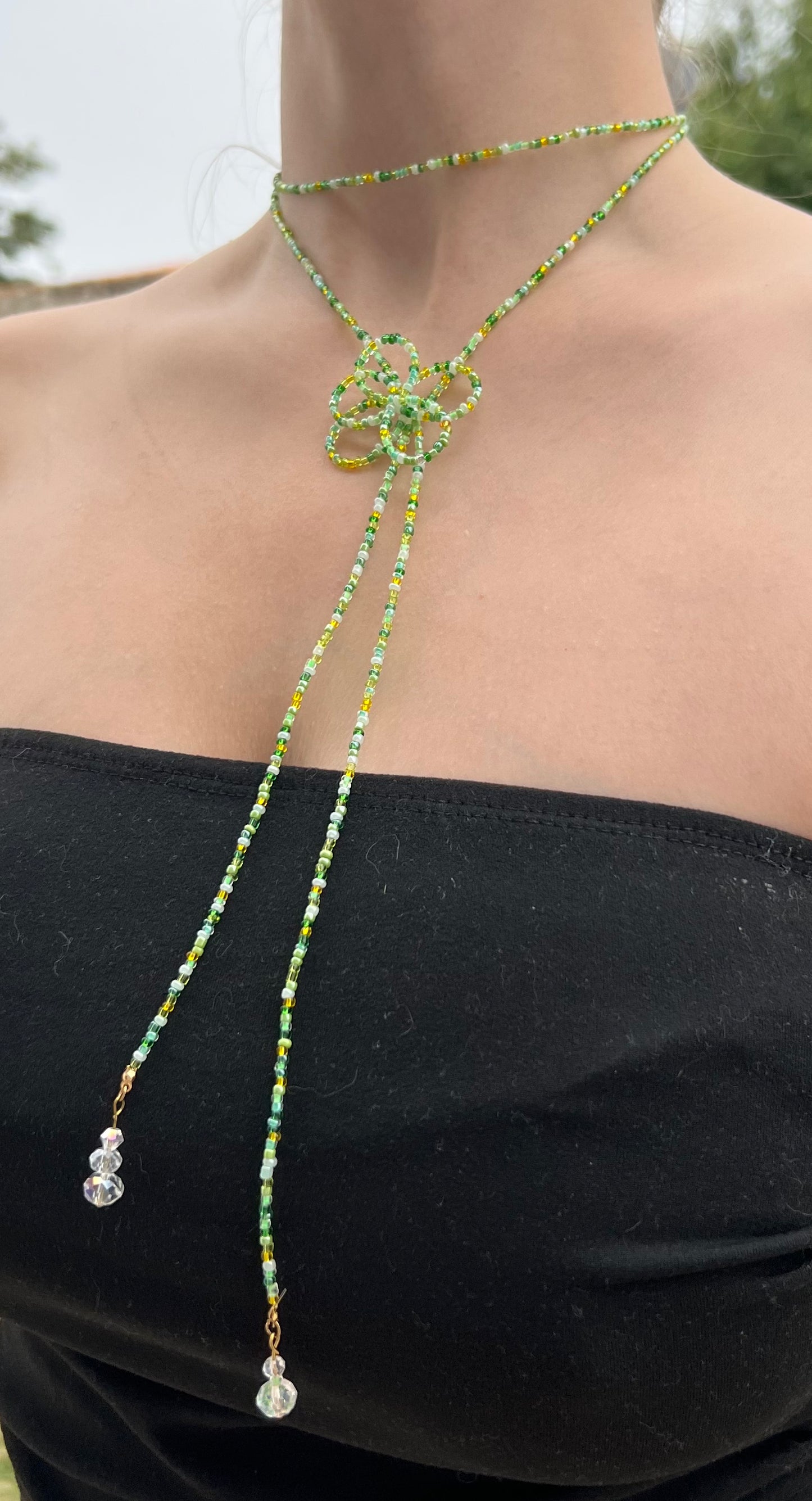Collier FLASH - Sautoir Vert
