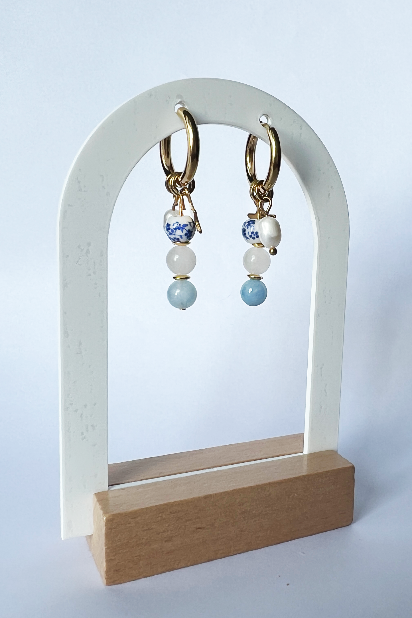 Boucles d'oreilles - Mélodie Bleu