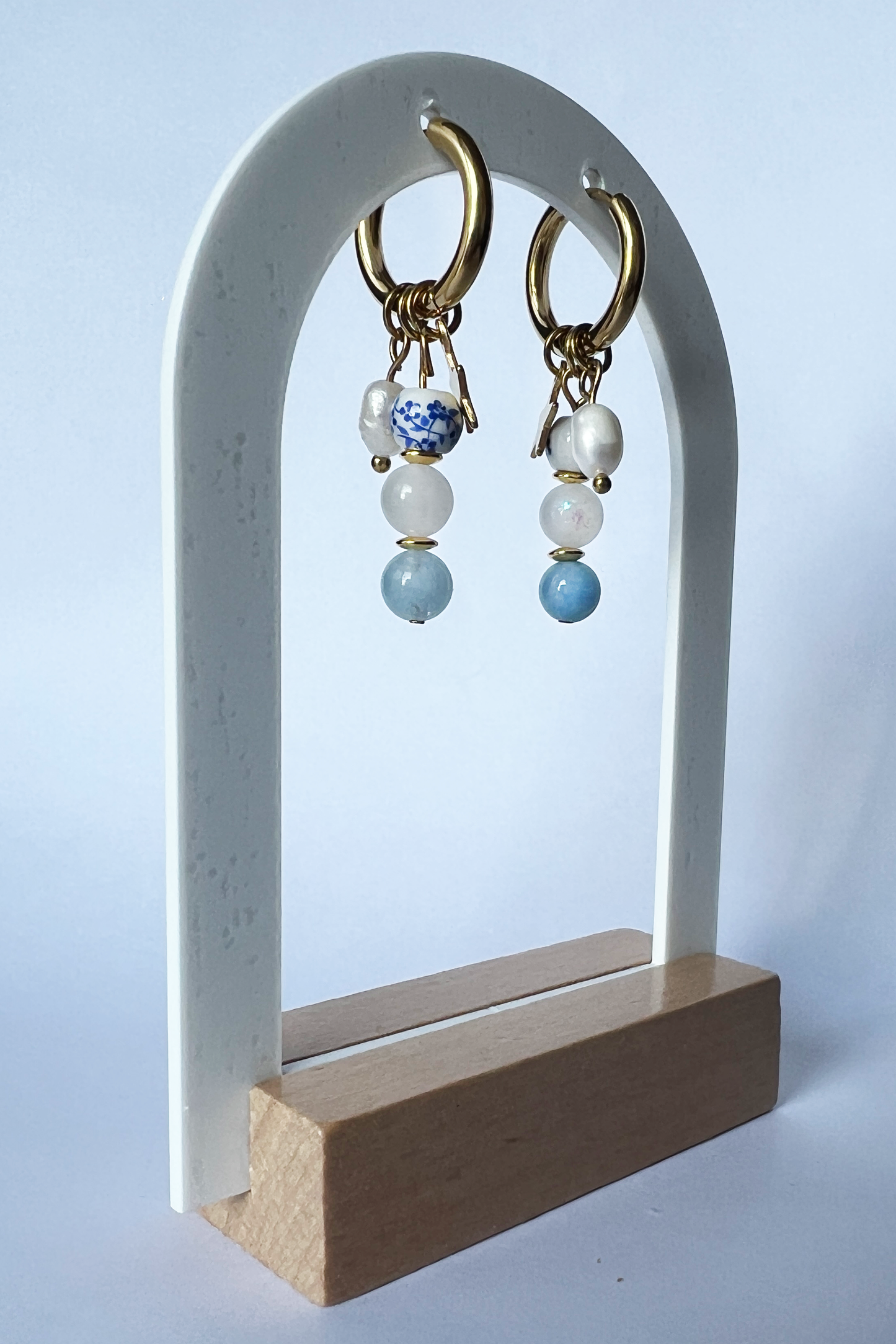 Boucles d'oreilles - Mélodie Bleu